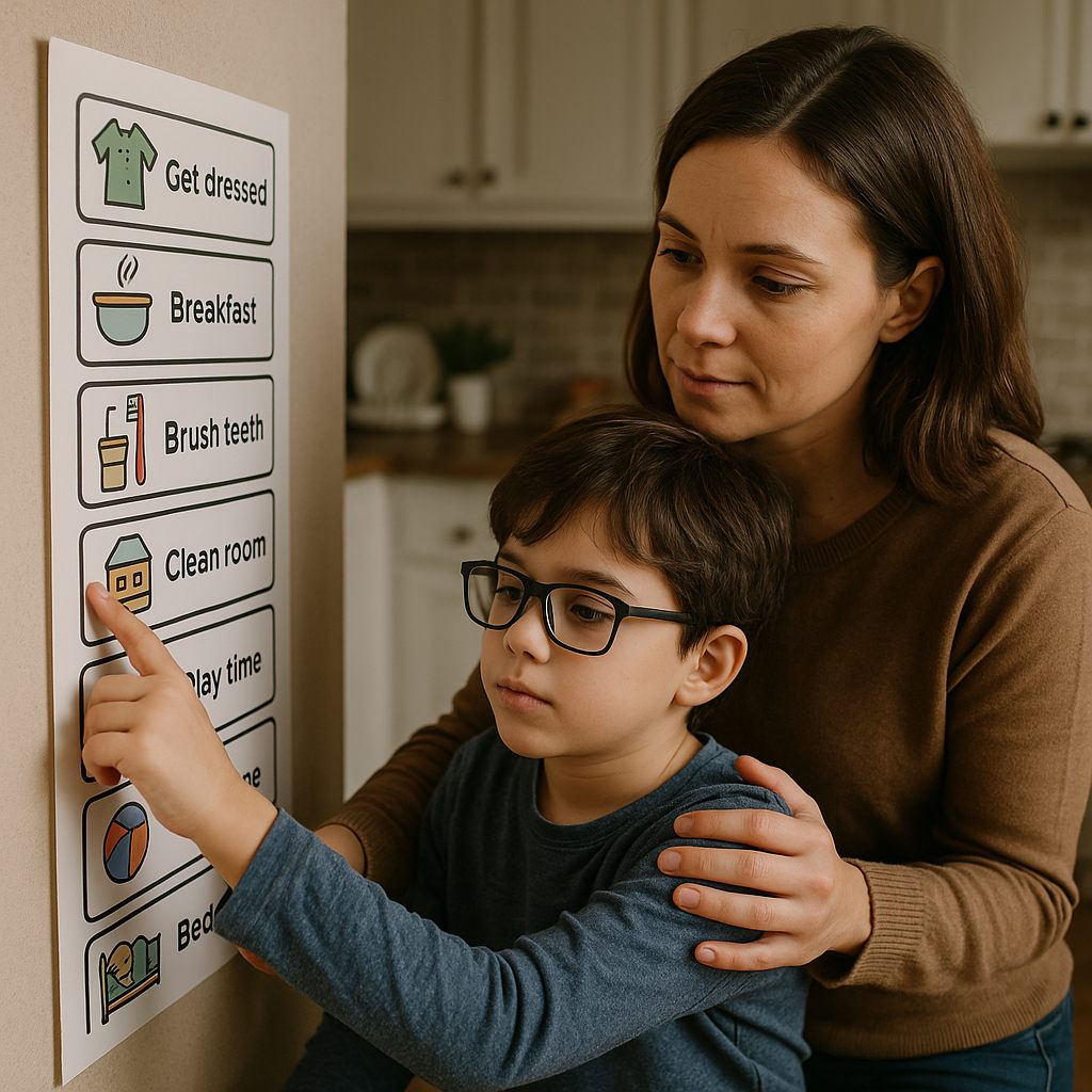 Como Organizar a Rotina Doméstica para Crianças com Autismo